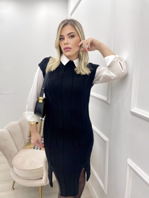Vestido Fenda Trançado - Imagem 2