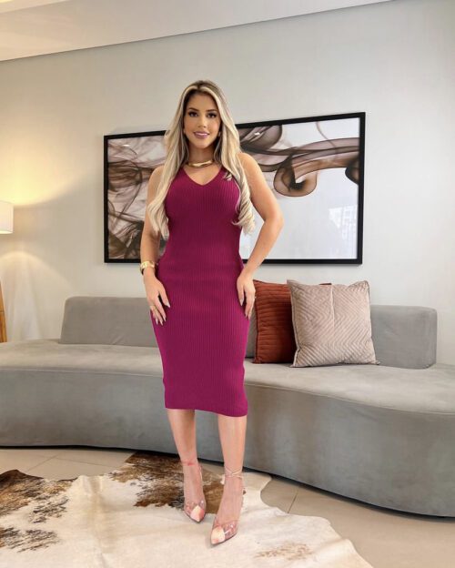 Vestido de tricô Júlia - Imagem 3