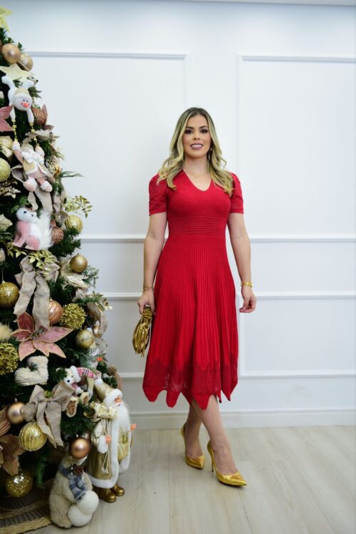 Vestido De Tricô Ludmila