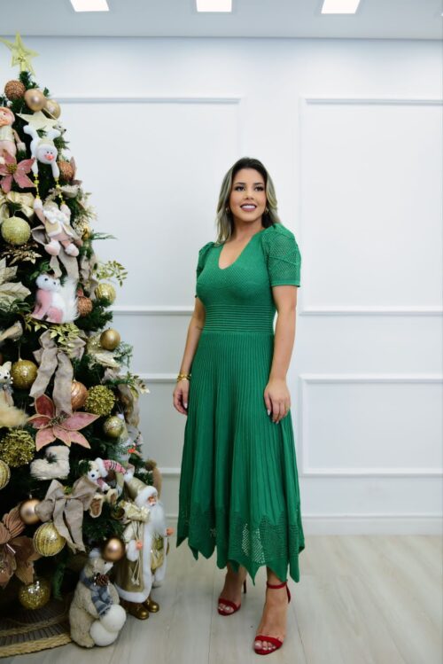 Vestido De Tricô Ludmila - Imagem 4