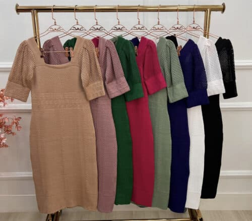 Vestido de trico rayon - Imagem 6
