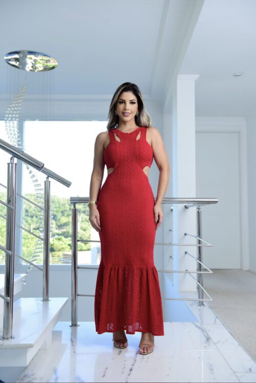 Vestido de tricô Glamour