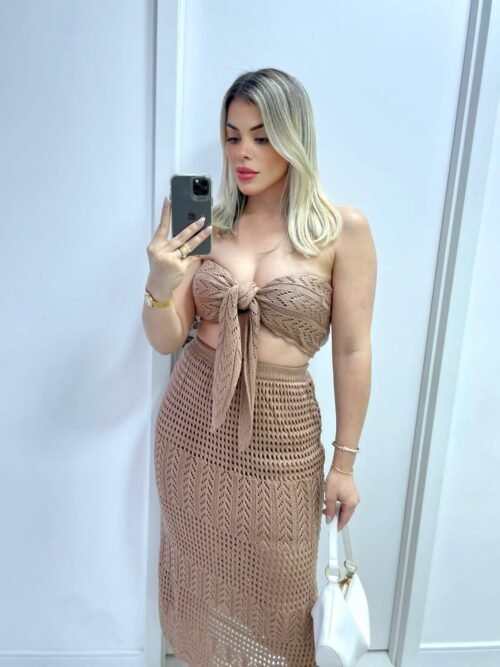 Conjunto de tricô Brisa