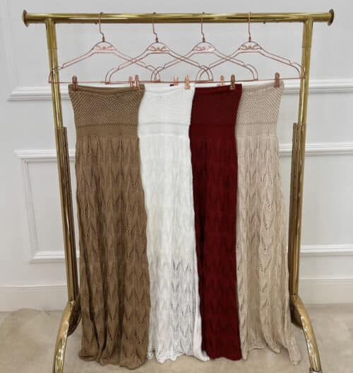Vestido de tricô longo lurex - Imagem 4