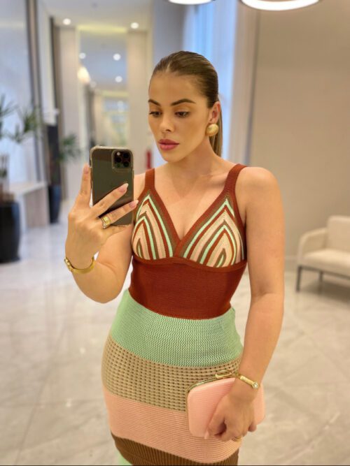 Vestido de tricô sandryelle - Imagem 3