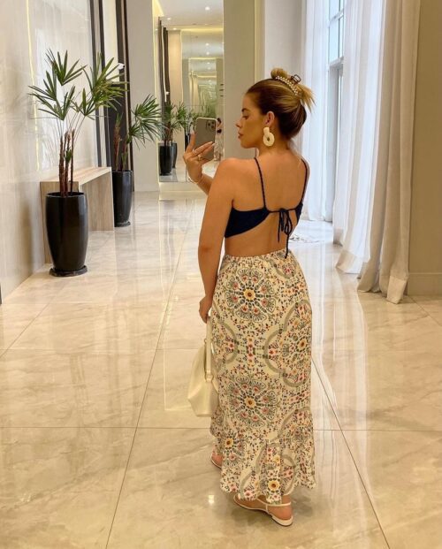 Cropped de tricô Top Duda - Imagem 2