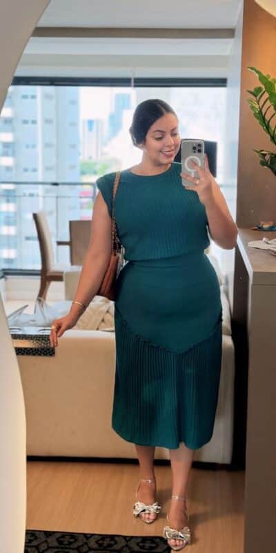 Vestido de tricô Ayla