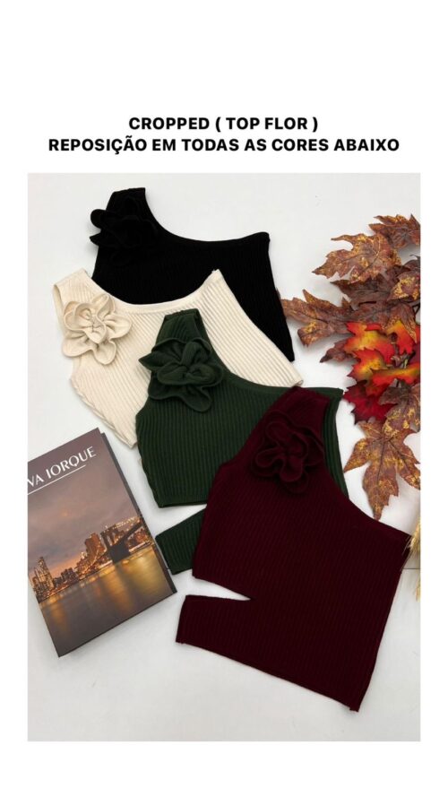 Cropped Top flor