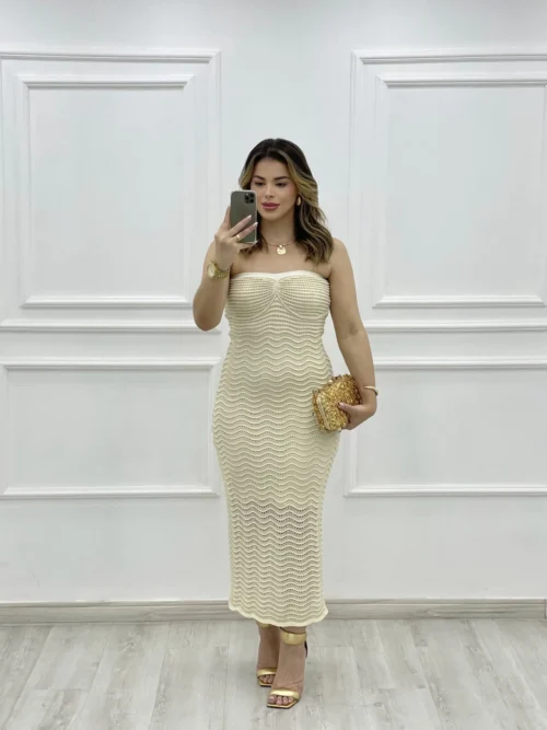 Vestido Maira Lurex