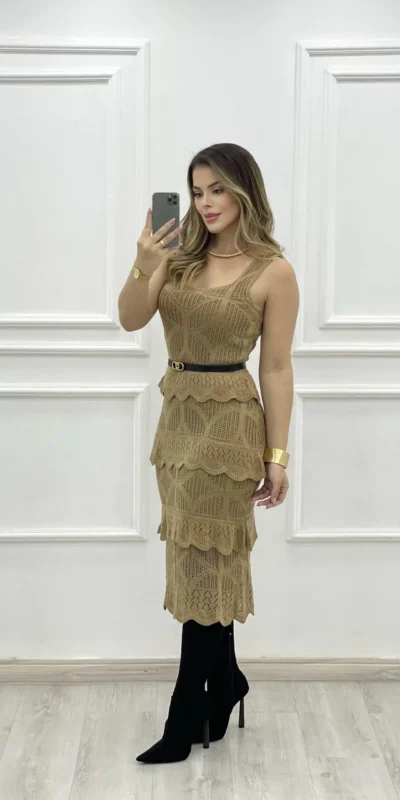Vestido Mary Babado