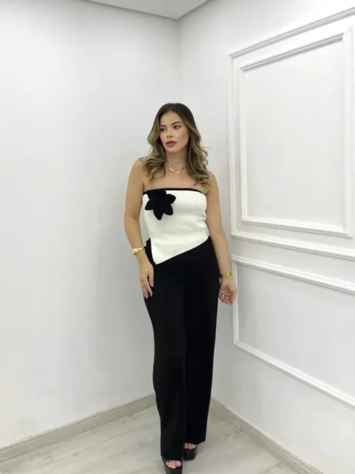 Blusa Faixa Flor - Imagem 2