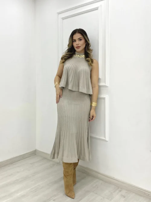 Conjunto Milena Plissado